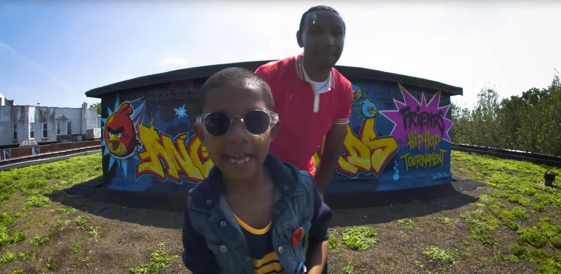 Father and son music video