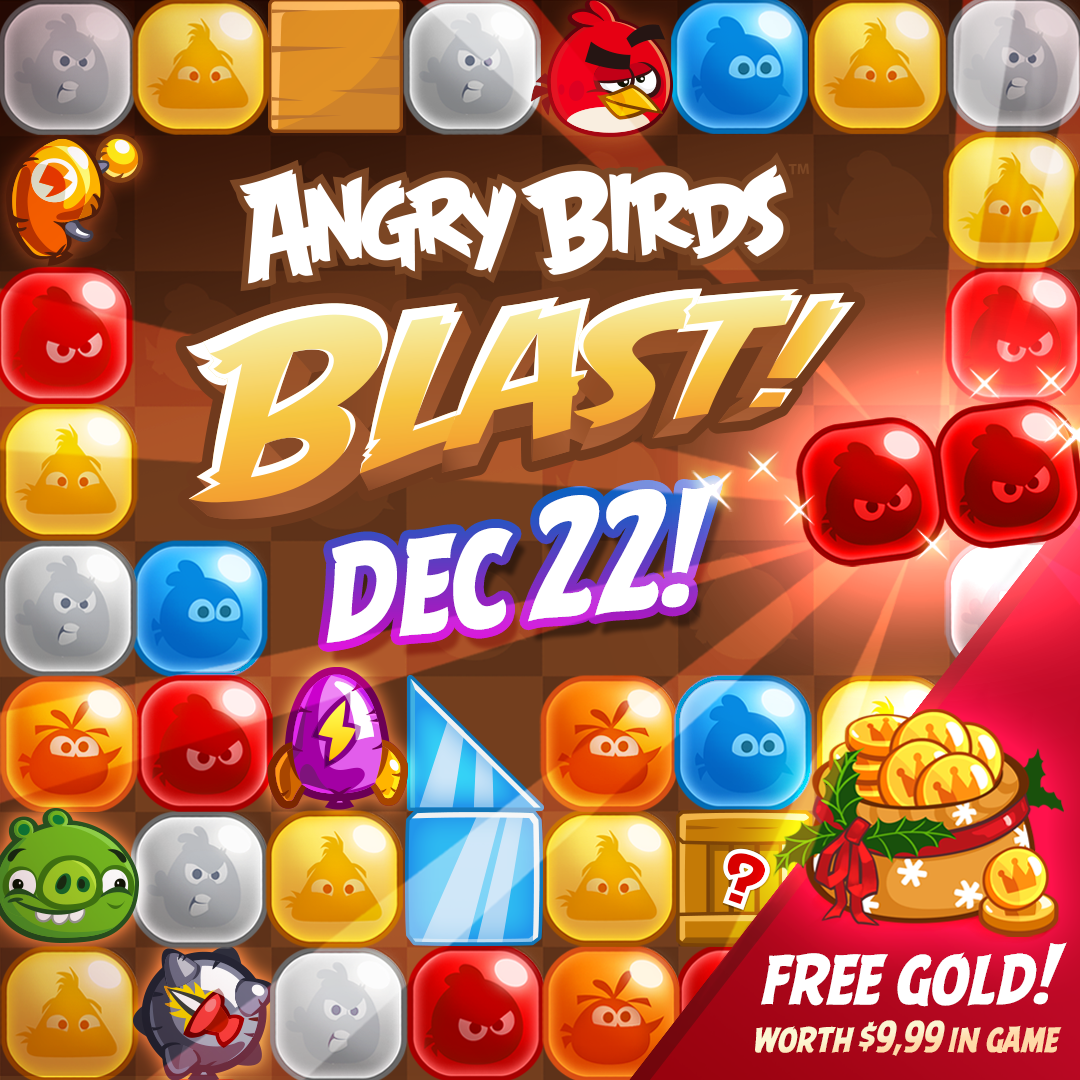 Angry Birds Blast! Available Dec. 22