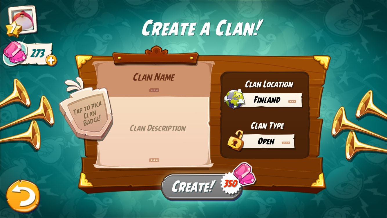 Create a clan.